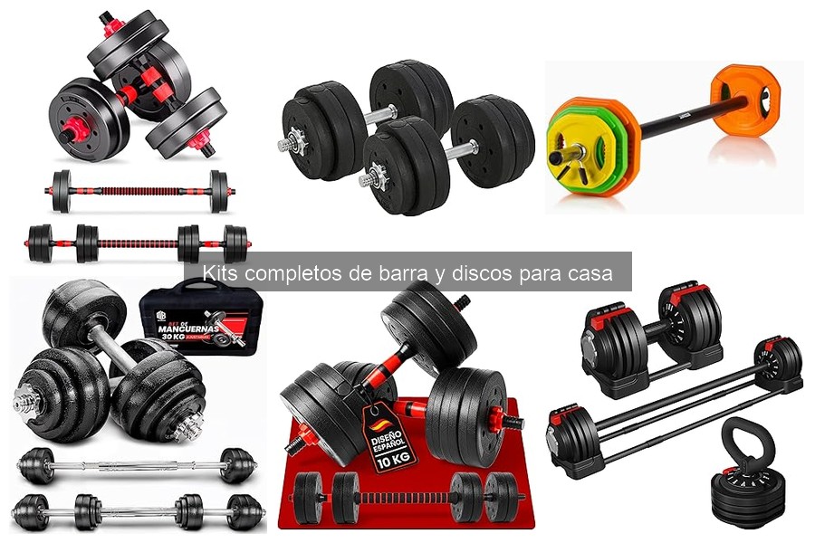 Ventajas y desventajas de kits de barra y discos para casa