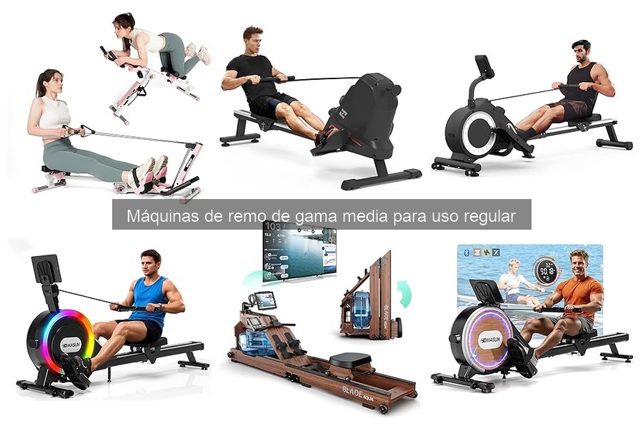 Ventajas y desventajas de las máquinas de remo de gama media