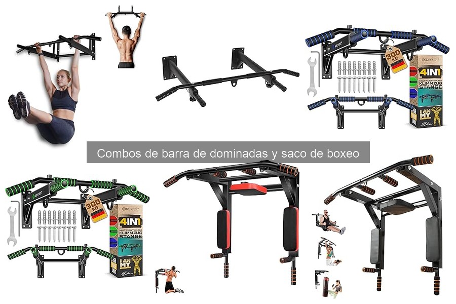 Ventajas y desventajas del combo barra de dominadas y saco de boxeo